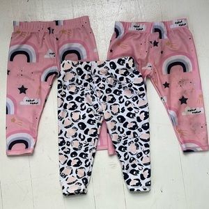 Lot of 3 Sunguard Swim UPF 50+ Leggings | 2T